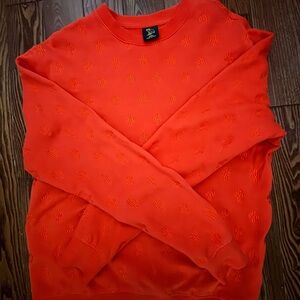 OVO Monogram Orange Sweater